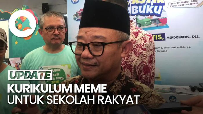 Video Mendikdasmen Bicara Kurikulum MEME untuk Sekolah Rakyat