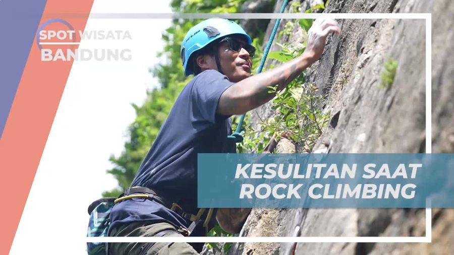 Menghadapi Kesulitan Saat Rock Climbing di Tebing 90, Bandung