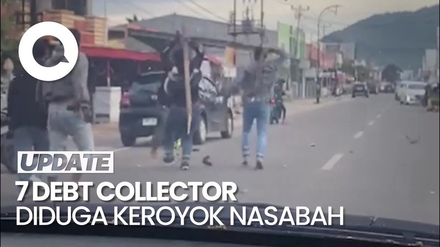 Video Detik-detik 7 Debt Collector Diduga Keroyok Pria di Gorontalo