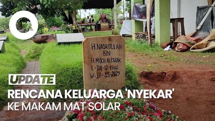 Video: Keluarga Bakal ke Makam Mat Solar Seusai Dapat Uang Ganti Rugi Rp 3,3 M