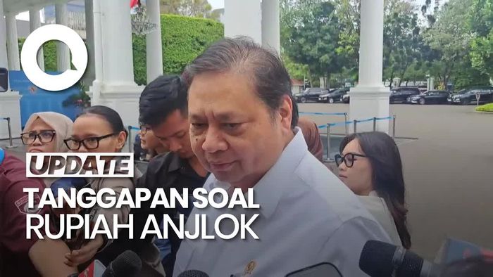 Video: Respons Airlangga soal Rupiah Anjlok Terendah Sejak 1998