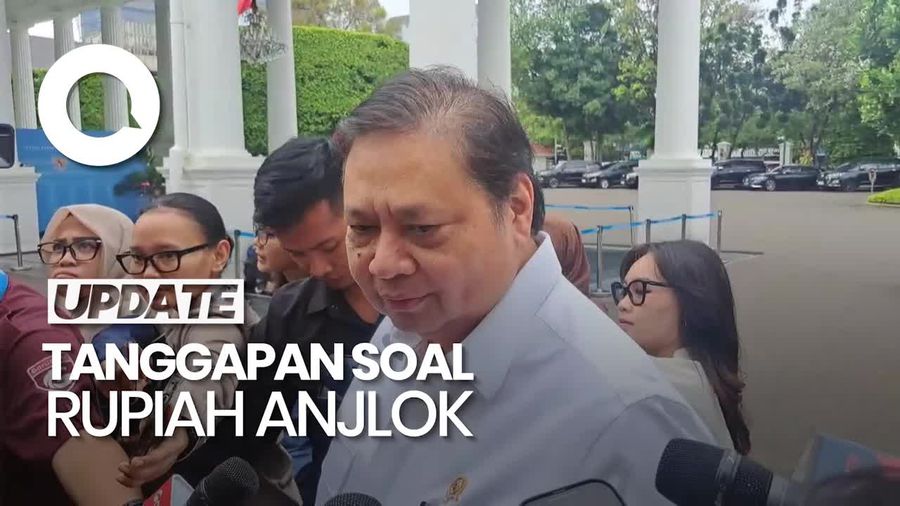 Video: Respons Airlangga soal Rupiah Anjlok Terendah Sejak 1998
