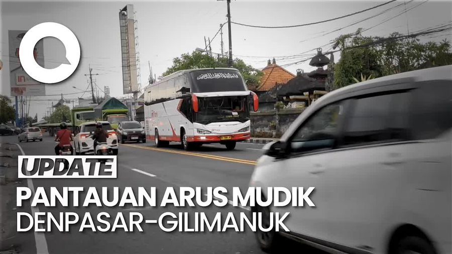Video Puncak Arus Mudik Jalur Denpasar-Gilimanuk Diprediksi Terjadi Besok