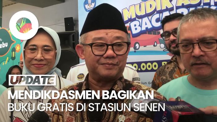 Video: Mendikdasmen Bagikan Ribuan Buku Gratis untuk Pemudik