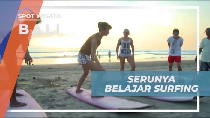 Belajar Surfing dengan Ceria di Pantai Bali