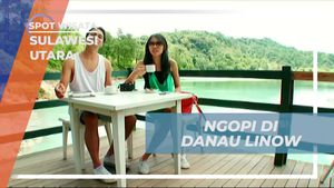 Ngopi Santai Sambil Menikmati Keindahan Danau Linow, Sulawesi Utara