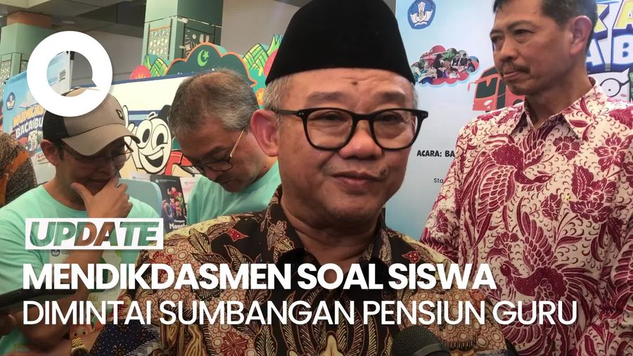 Video: Respons Mendikdasmen soal Siswa di Medan Dimintai Sumbangan Pensiun Guru
