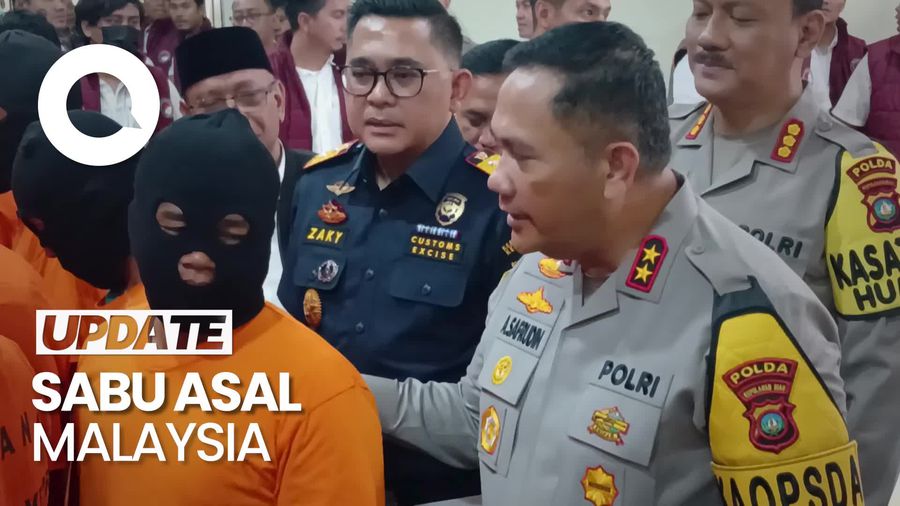 Video: Polisi-Bea Cukai Gagalkan Penyelundupan 93 Kg Sabu di Perairan Bintan