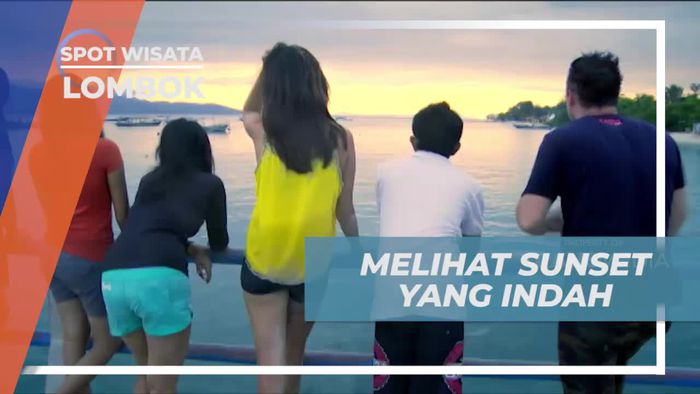 Bersepeda dengan Seru di Pantai Gili Trawangan, Lombok