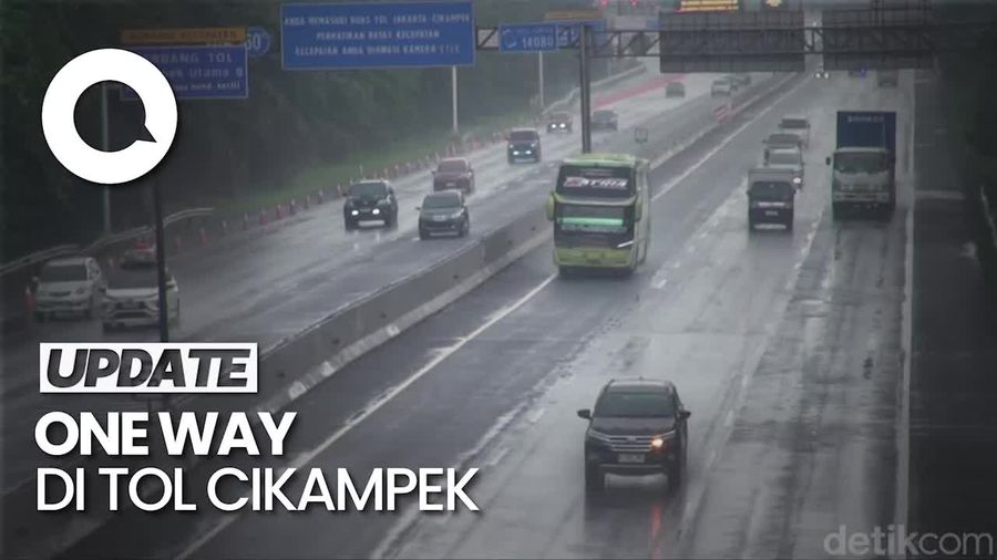 Video: Penerapan One Way di Km 70 Cikampek-Km 188 Cipali