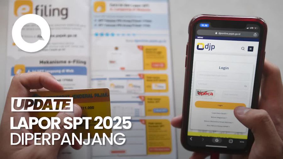 Video: Pengumuman! Batas Lapor SPT Tahunan Diperpanjang Hingga 11 April 2025