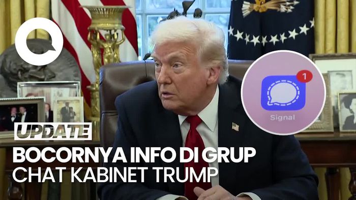 Video Trump Sebut Signal Aplikasi Cacat Setelah Info Operasi Militer AS Bocor