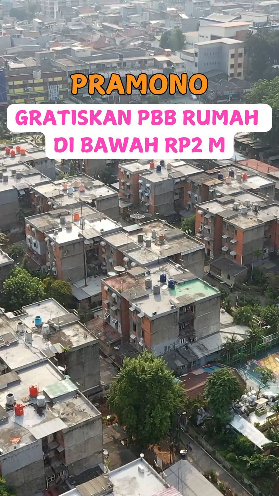 Video: Gubernur Jakarta Bebaskan PBB Rumah di Bawah Rp 2 M