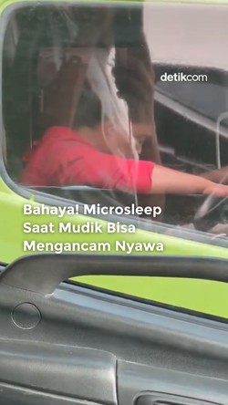 Video: Microsleep Saat Mudik Bisa Mengancam Nyawa