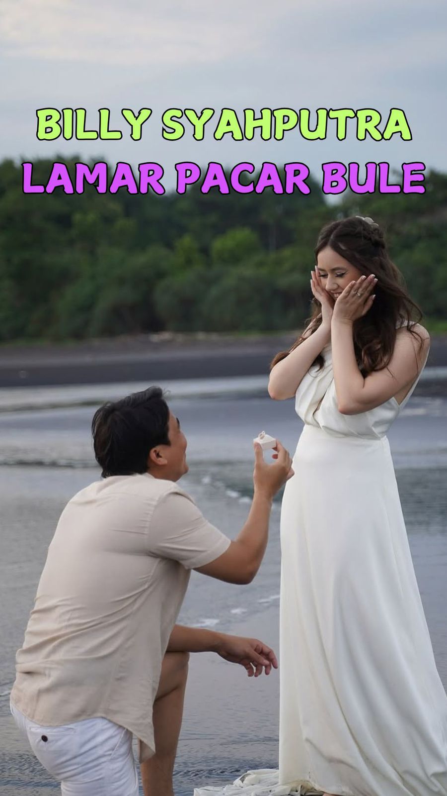 Video: Wajah Bahagia Vika Kolesnaya Saat Dilamar Billy Syahputra