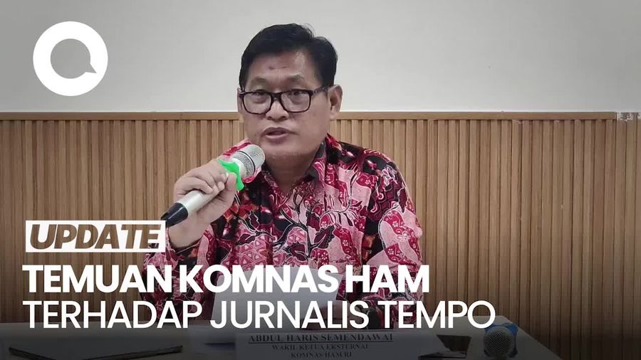 Video: Temuan Komnas HAM Soal Teror Kepala Babi-Bangkai Tikus Terhadap Jurnalis Tempo