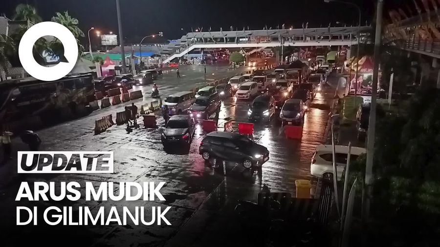 Video: 334.754 Orang Keluar Bali Melalui Pelabuhan Gilimanuk di H-4 Lebaran