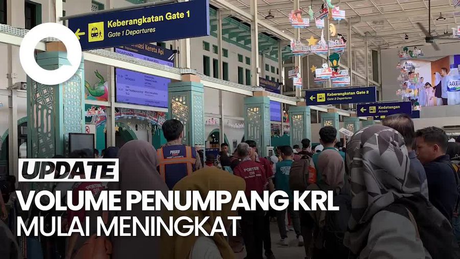 Video KCI: 5,3 Juta Orang Naik KRL di 5 Hari Awal Masa Mudik Lebaran