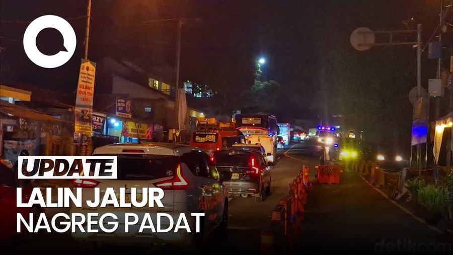 Video Jalur Nagreg Padat Kendaraan di H-3 Lebaran