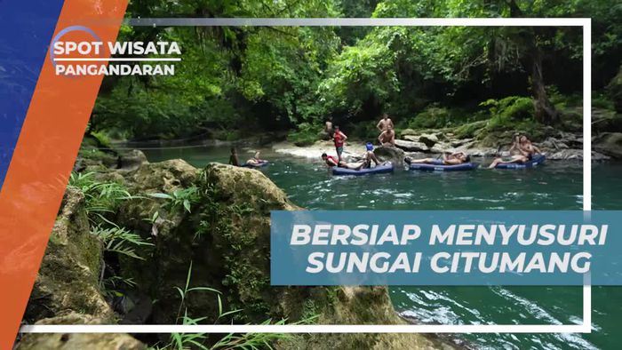 Menyusuri Keindahan Aliran Sungai Citumang di Pangandaran