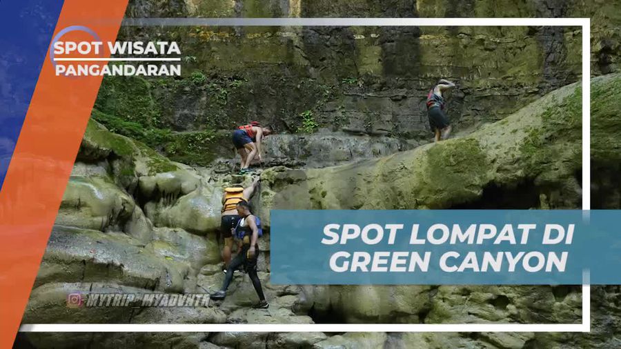 Menemukan Spot Cliff Jump Seru di Green Canyon, Pangandaran