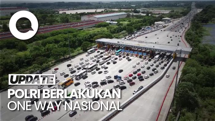 Video: 1,2 Juta Kendaraan Tinggalkan Jakarta, Polri Terapkan One Way Nasional
