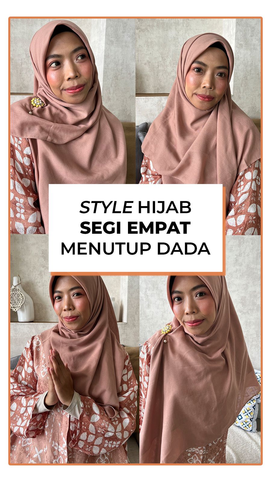 Video: 4 Inspirasi Hijab Menutup Dada untuk Lebaran