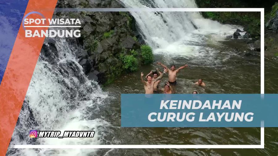 Mengagumi Keindahan Alam Curug Layung, Bandung  