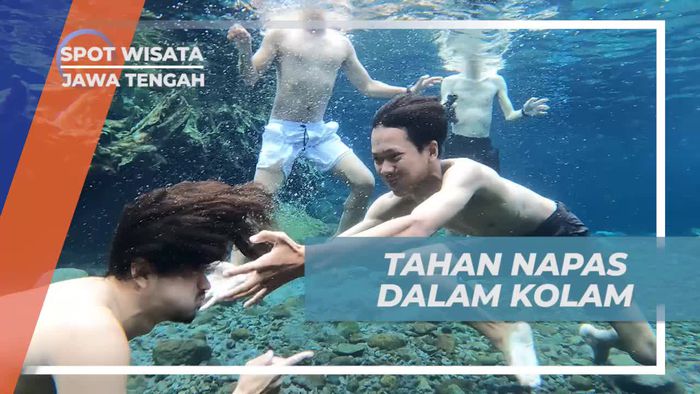 Menantang Diri Tahan Napas di Kolam Umbul Manten, Jawa Tengah