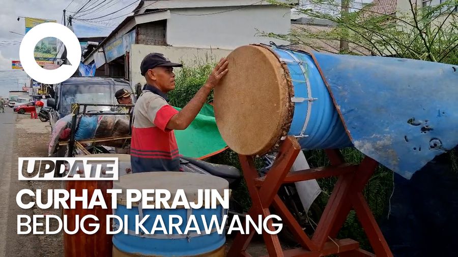 Video Curhat Perajin Bedug soal Pendapatan Turun: Anak-anak Lebih Suka Main HP