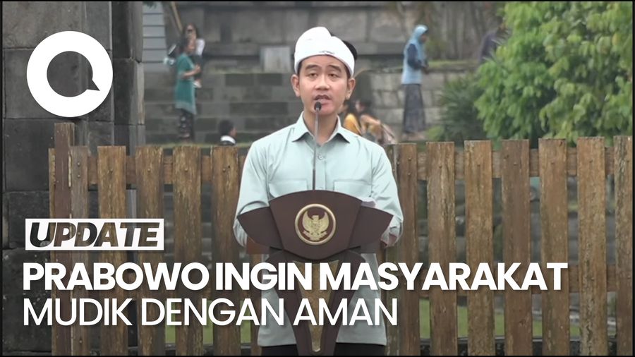 Video Gibran Sampaikan Pesan Prabowo: Masyarakat Bisa Mudik dengan Nyaman