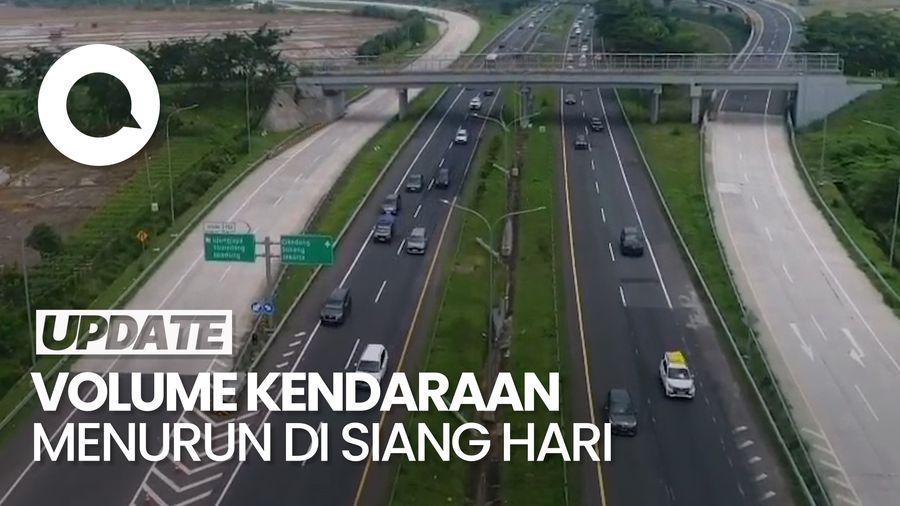 Video: H-3 Lebaran, Lalin Tol Cipali Ramai Lancar