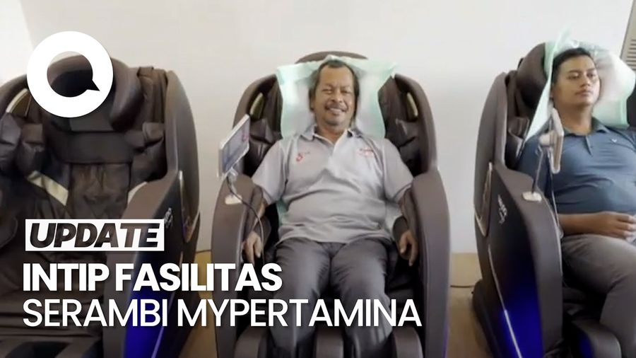 Video: Intip Serambi MyPertamina di Rest Area Cikampek, Ada Kursi Pijat-Barbershop