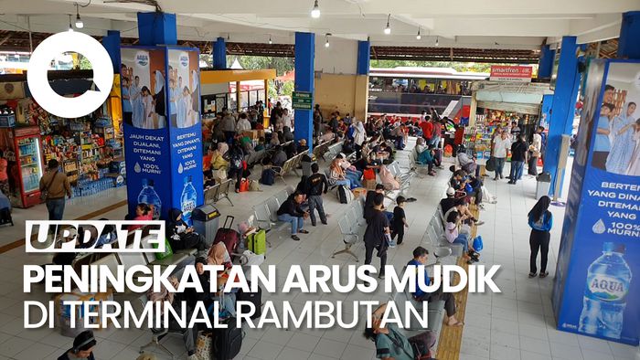 Video: 1.300 Pemudik Berangkat dari Terminal Kampung Rambutan di H-3 Lebaran