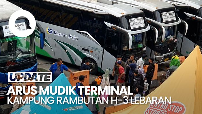 Video: 11.964 Penumpang Berangkat Mudik dari Terminal Kampung Rambutan