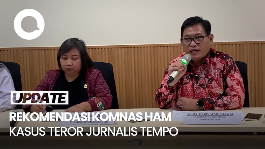 Video: Rekomendasi Komnas HAM soal Teror Terhadap Kantor Tempo
