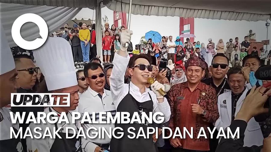 Video: Respons Konten Willie Salim, Warga Palembang Gelar Masak Besar-besaran