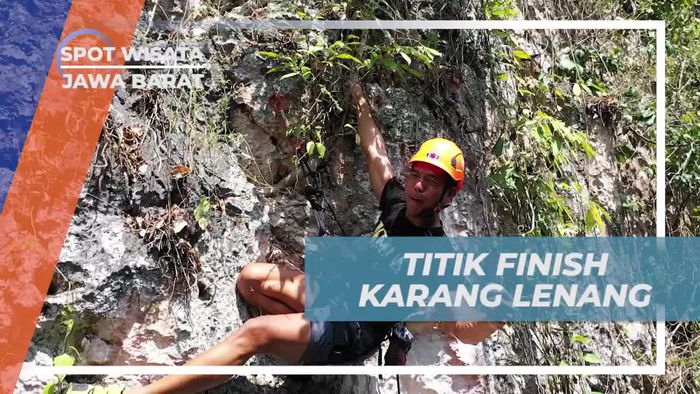 Menjadi Pemenang setelah Mencapai Titik Finish di Karang Lenang, Jawa Barat