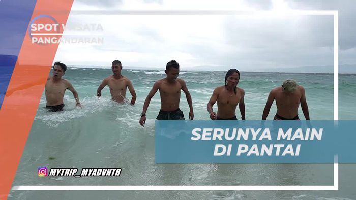 Mengasah Keceriaan di Pantai Pasir Putih, Pangandaran