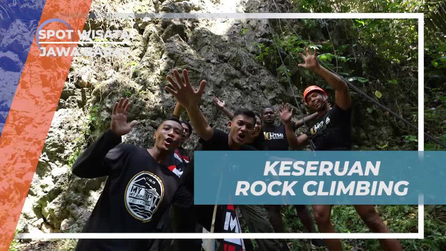 Merasakan Keseruan Mendaki di Tebing Karang Lenang, Jawa Barat