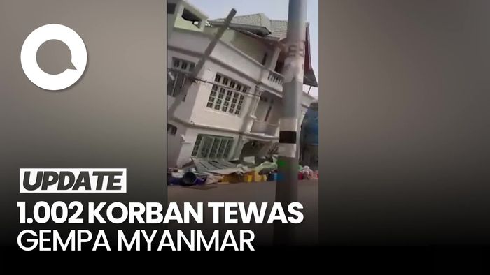 Video: Update Korban Tewas Gempa Myanmar Capai 1.002 Jiwa