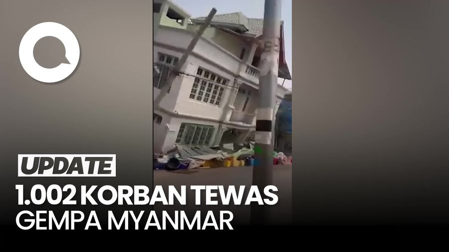 Video: Update Korban Tewas Gempa Myanmar Capai 1.002 Jiwa