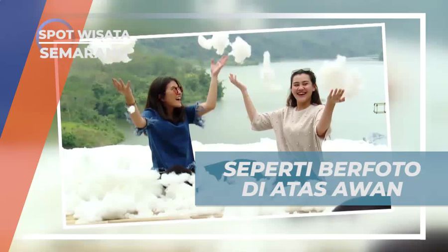 Bersaal Sambil Berfoto Seakan Berada di Atas Awan, Semarang