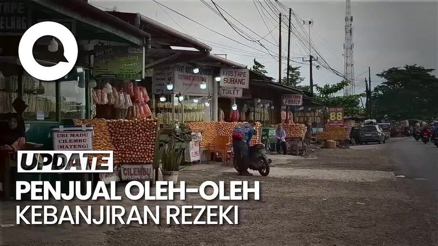 Video: Penjual Oleh-oleh di Jalur Pantura Ketiban Rezeki, Omzet Rp 5 Juta Sehari