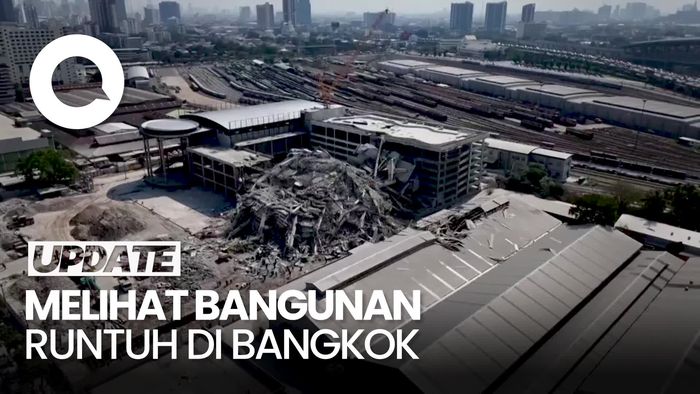 Video: Bangunan di Bangkok Runtuh Pascagempa Myanmar, 9 Orang Tewas