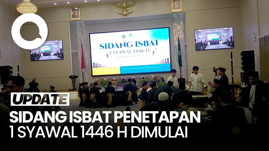 Video: Sidang Isbat Penetapan 1 Syawal 1446 H Dimulai, Berlangsung Tertutup