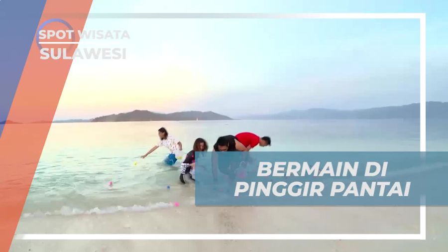 Bersenang-senang dengan Permainan Seru di Pantai Tinalapu, Sulawesi Tengah