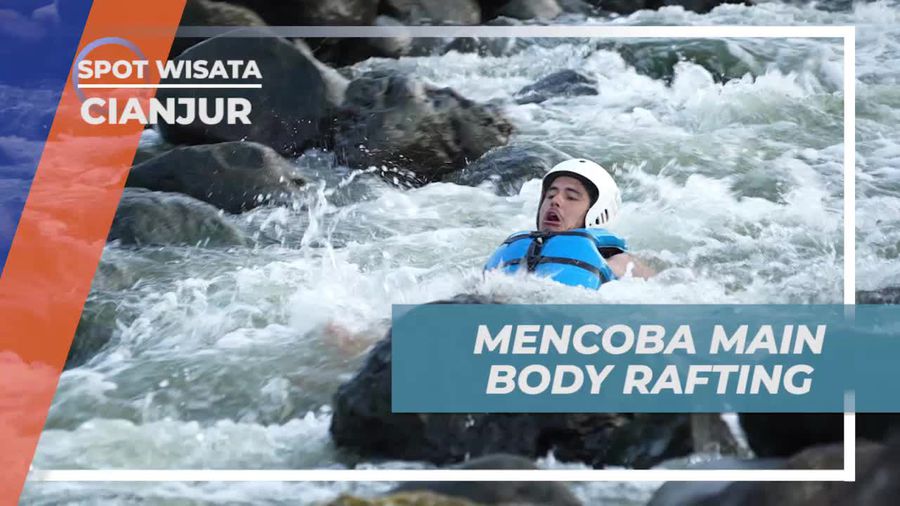 Mencoba Tantangan Body Rafting yang Seru di Sungai Citarum, Cianjur