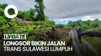 Video: Jalan Trans Sulawesi di Gorontalo Diterjang Longsor, Jalur Mudik Lumpuh