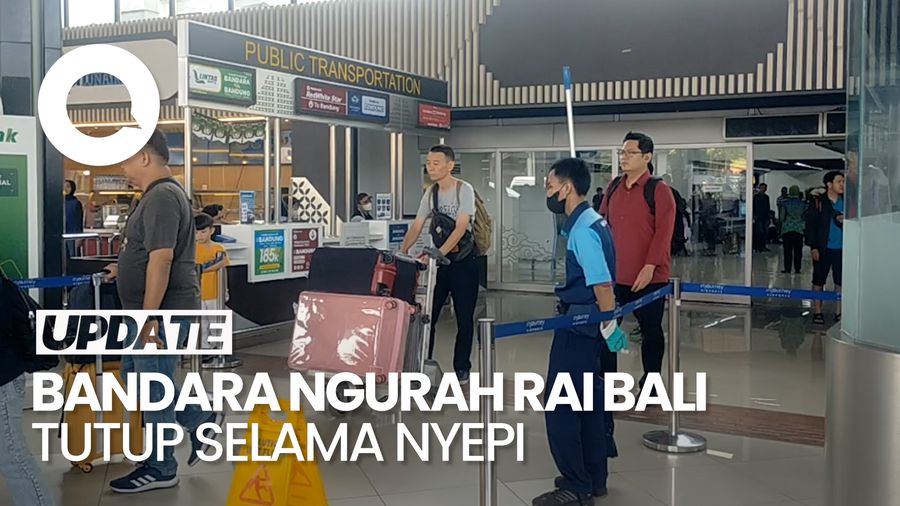 Video: Bandara Ngurah Rai Bali Hentikan Operasional Selama Nyepi